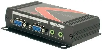 [10056] AT-2VGA300SL 1x3 VGA Video + Stereo Audio CAT5 Extender and Splitter + loop-out (Sender Unit)